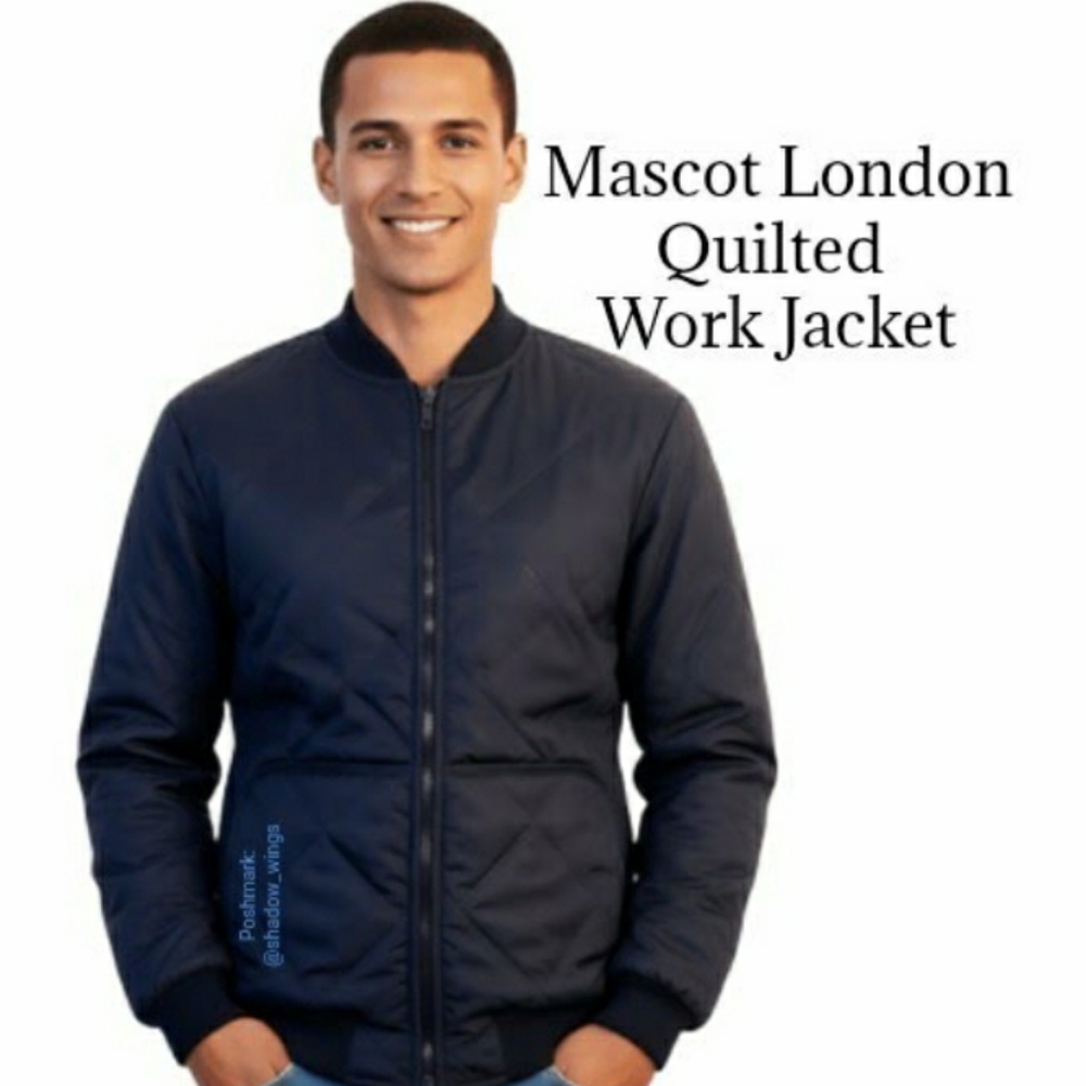 Mascot London Thermal Jacket / Men's Navy Blue Work Jacket Size XS